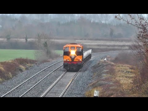 Retro 071 on a Steel Train in Counties Carlow & Kildare - 15/02/2020