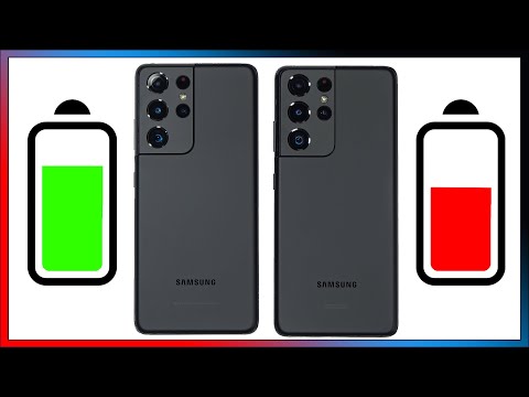 Exynos 2100 VS Snapdragon 888 30 Minute Battery Drain Test Samsung Galaxy S21 Ultra