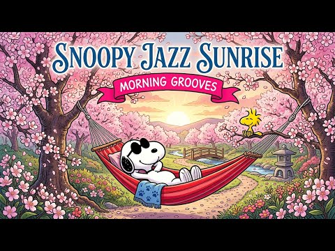The Best Morning Cafe Jazz with Snoopy ☕🎹 | Relaxing Playlist for Work and Focus
