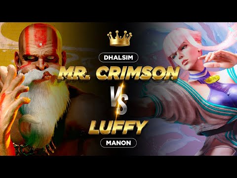 SF6 ⚡️ 🇫🇷 MISTER CRIMSON (DHALSIM) VS 🇫🇷 LUFFY (MANON) ⚡️ STREET FIGHTER 6