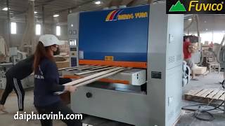 FUVICO. MÁY CHÀ NHÁM THÙNG 2 trục 1300mm Tốt nhất thị trường 2020