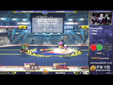 MVG|COG|Mew2King (Fox) vs Boiko (Ness) Paragon 2015 Top 64 R5 Losers