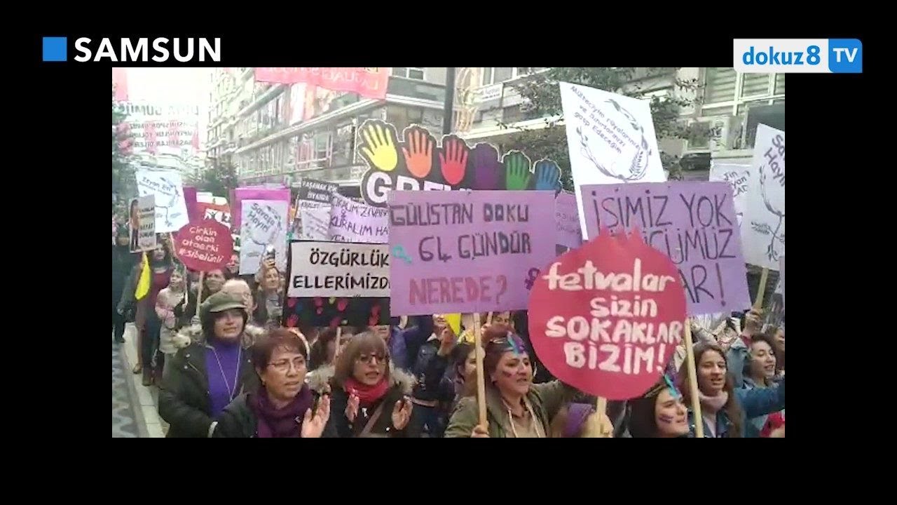 Karadeniz ve Çukurova'da kadınlar 8 Mart'ta sokaktaydı