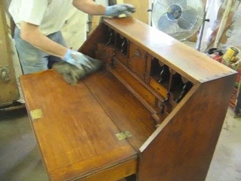Restoring a Reproduction Desk - Thomas Johnson Antique Furniture Restoration