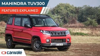 Mahindra TUV300 Features Explained