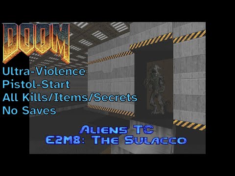Aliens TC (1994) - E2M8: The Sulacco (UV max/Tyson, pistol-start)