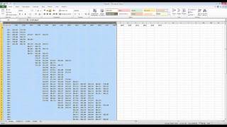 Excel 2010: Hide/Unhide Columns and Rows