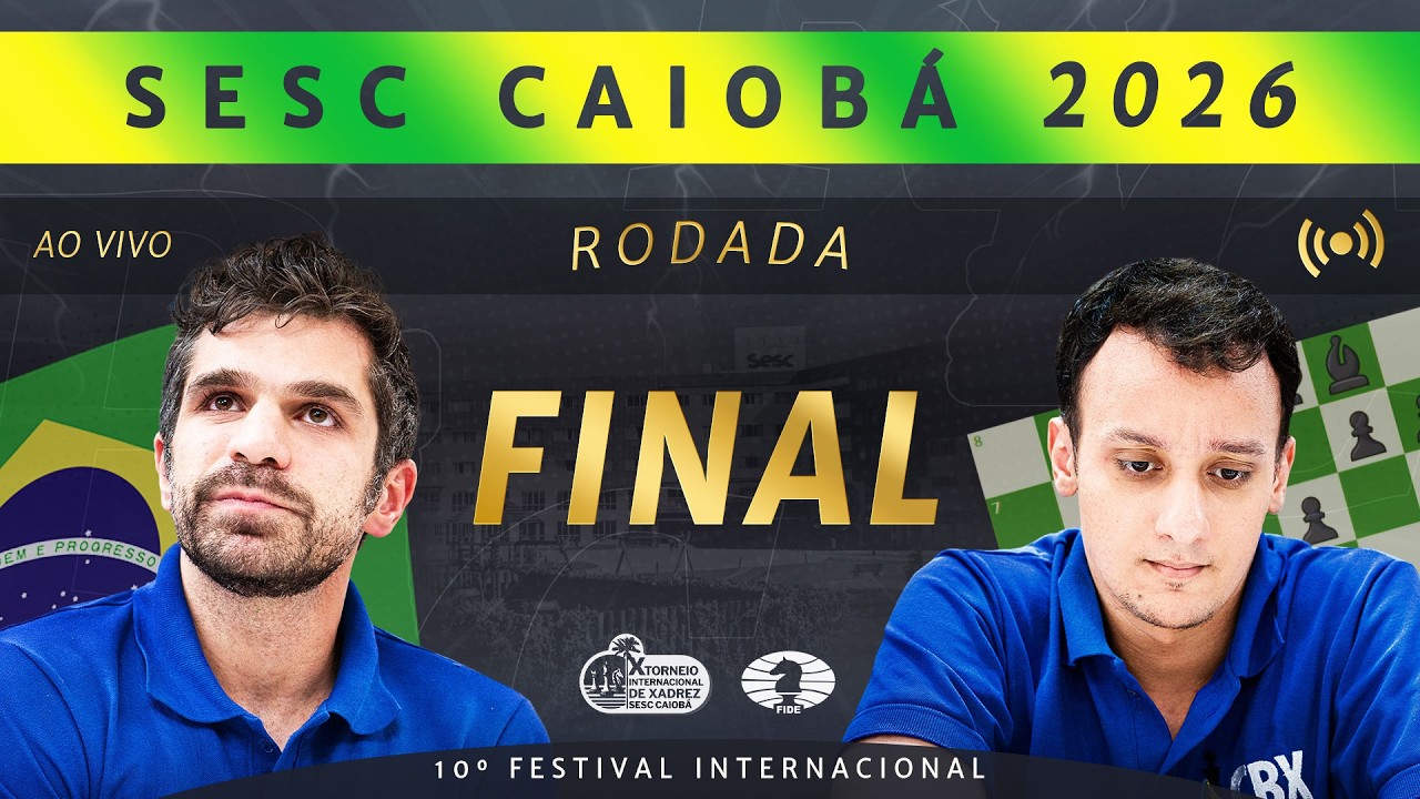 A GRANDE FINAL AO VIVO!!!!!!!!!!!!! SESC CAIOBÁ 2026 - RODADA9