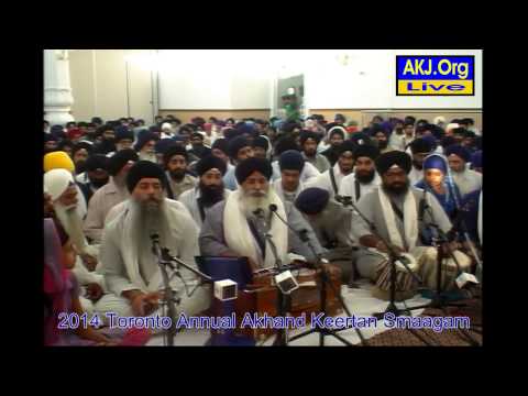 089 Toronto July 2014 Smaagam - Friday Evening Keertan - Bh. Tejinderpal Singh Jee