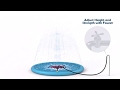 Jasonwell Sprinkle Splash Play Mat 68 Sprinkler