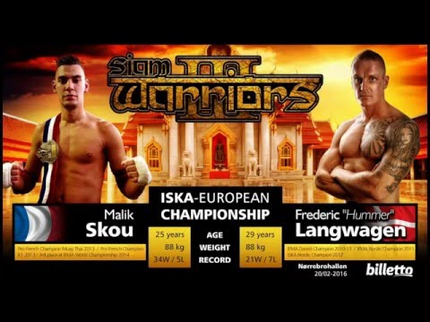 4 Frederic Langwagen DK vs Malik Skou FR  88,5 kg ISKA EM titelkamp