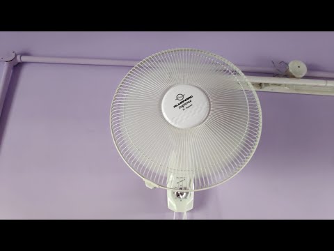 How to install a wall fan