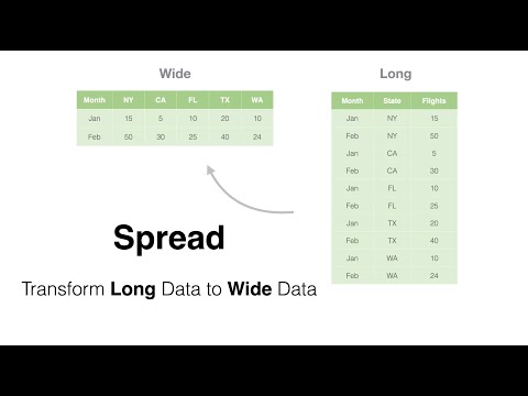 Transform Long Data to Wide Data