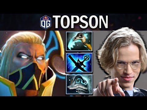 OG.TOPSON INVOKER WITH VYSE-SHIVA'S AND 17 KILLS - DOTA 2 GAMEPLAY
