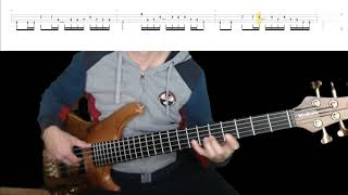 Blues Travelers - But Anyway Bass Cover with Playalong Tabs in Video