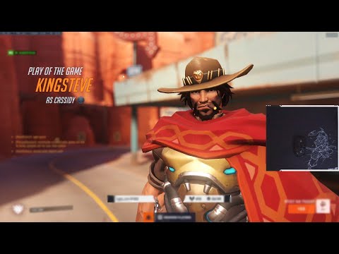 THIS IS WHAT 6300+ OF HITSCAN LOOKS LIKE - GALE! POTG! OVERWATCH 2 CASSIDY GAMEPLAY