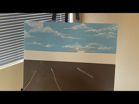 “In The Vineyard”, new painting part 1