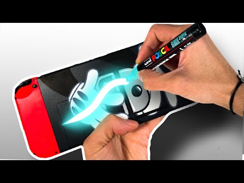 Je CUSTOM Ma PREMIÈRE Nintendo SWITCH !