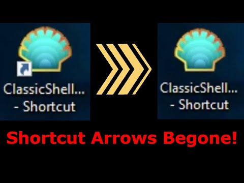 Remove Shortcut Arrows from Icons in Windows with this Registry Hack (includes link for .reg files)