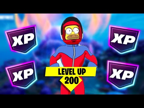 NEW INSANE AFK XP GLITCH in Fortnite Simpsons Season (300k a Min!) 🤩😱