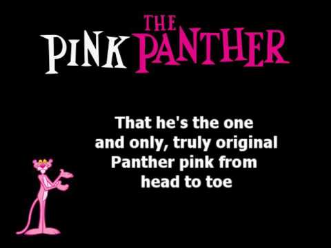 The Pink Panther Show Lyric - From head to toe