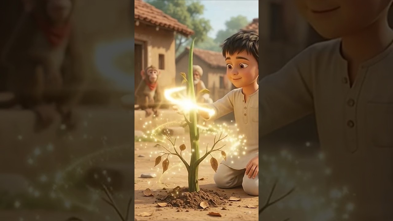 A Tiny Monkey Saved a Poor Man’s Life! 😱🐒 Then Magic Happened! ✨❤️ #Shorts