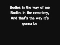 Robbie Williams - Bodies - Lyrics