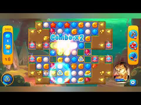 Fishdom 2022, no Boosters,  2452  level  -  прохождение без бустеров,  2452  уровень.