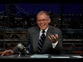 The Late Show With David Letterman CBS 2001 10 24 Repeat From 2001 08 23