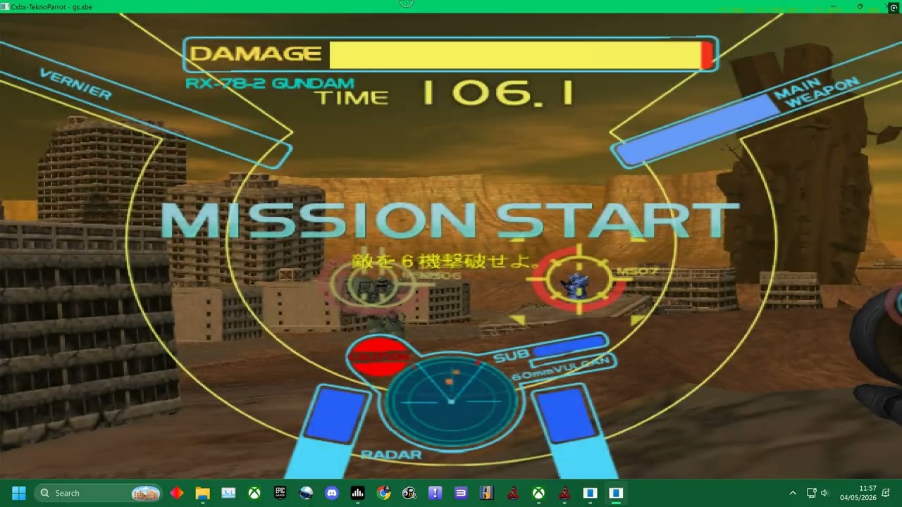PC ARCADE = GUNDAM BATTLE OPERATION SIMULATOR CHIHIRO VER - TEST 1 4K UK ARCADES