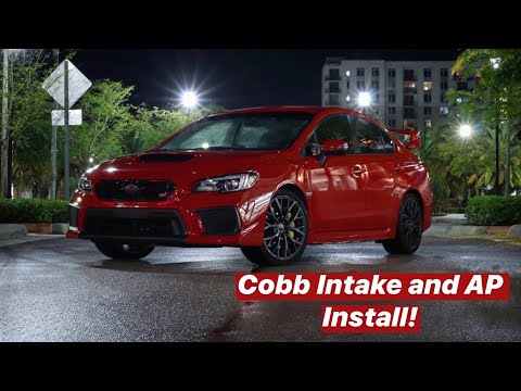 Cobb Intake and Accessport Install! (2019 WRX STI Stage 1+)