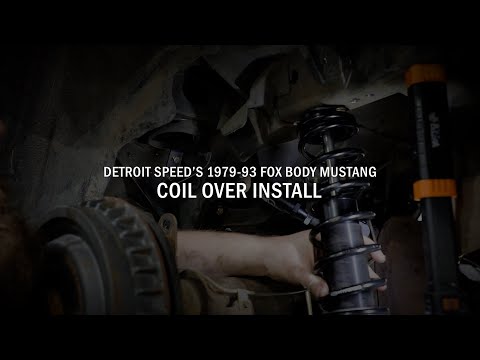Detroit Speed 1979-93 Mustang Install - Rear Coilover Conversion Kit