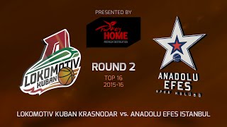 EuroLeague Top16 - Lokomotiv Kuban - Anadolu Efes Istanbul - Malcolm Delaney