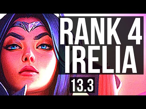 IRELIA vs AKALI (MID) | Rank 4 Irelia, 2.5M mastery, 1300+ games, Dominating | EUW Challenger | 13.3