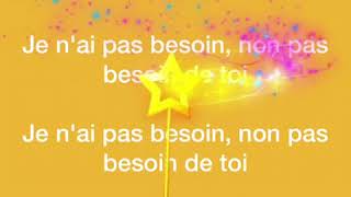 Aya Nakamura - Je n’ai pas besoin de toi - parole/lyrics