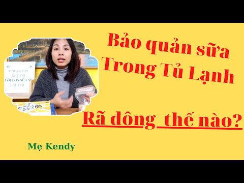Cách Bảo Quản Sữa Mẹ Đúng Cách - rã đông sữa mẹ tốt nhất