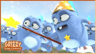 Download lagu Good Fairy, Bad Fairy | Grizzy & the lemmings | 30' Compilation | 🐻🐹 Cartoon for Kids mp3