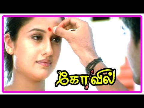 Kovil Movie Scenes | Vadivelu comedy | Simbu and Sonia come to temple | Nassar | Sathyan