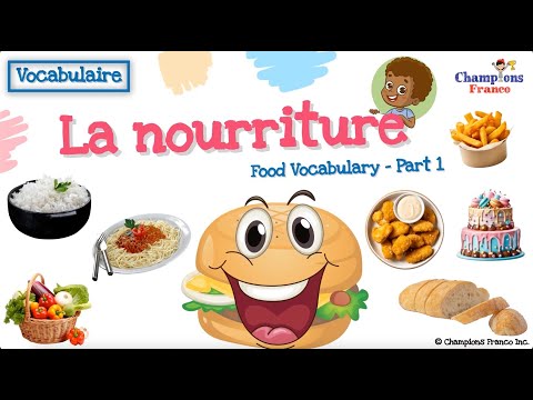 Vocabulaire de la nourriture 🥩 French Food Vocabulary (Part 1) ~ #learnfrench