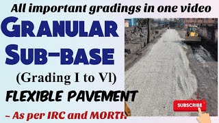 Granular Sub-base (GSB) | flexible pavement layers | all important gradings and test