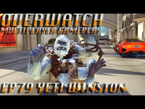 Overwatch Legendary Yeti Winston Skin - Multiplayer Gameplay EP 79 - Winter Wonderland 2016 Event