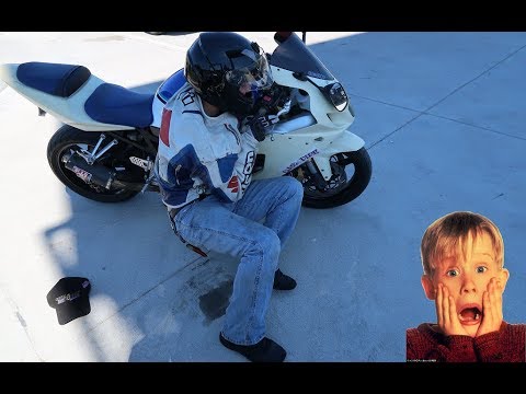 HE WRECKED IT......GSXR Crash
