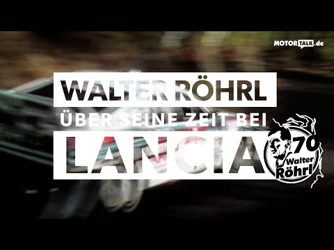 Walter Röhrl and Lancia