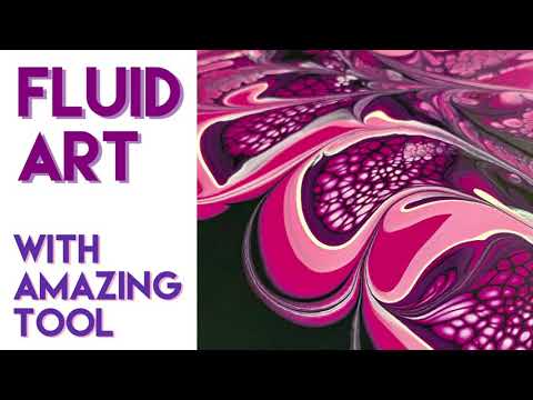 75. Easy way to control your blooms - fluid art - acrylic pouring