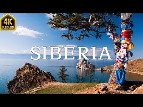 FLYING OVER THE SIBERIA 4K UHD - Relaxing Music Along With Beautiful Nature Videos - 4K Video HD