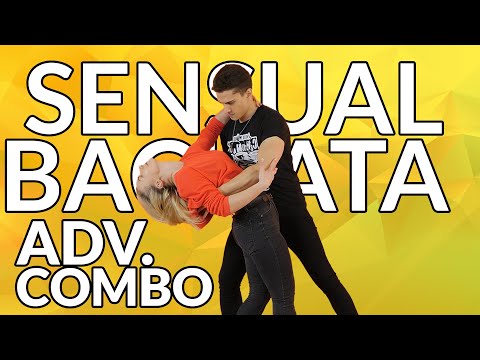 Bachata Sensual Advanced Combo | Marius&Elena Sensual Bachata Tutorial | Sensual Bachata 2021