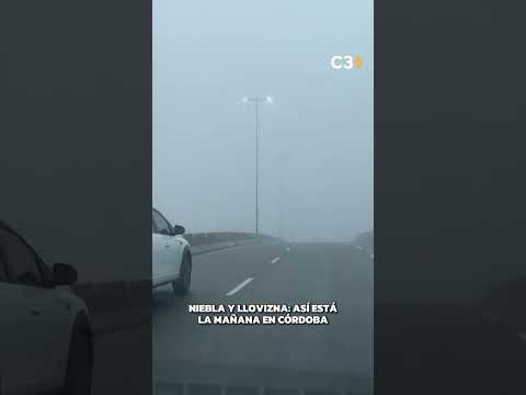 ¡NO SE VE NADA! 👀 DENSA NIEBLA EN CÓRDOBA