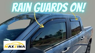Rain Guard Visors Installed on Ford Maverick – Quick & Easy DIY! 