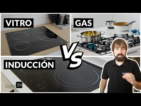 Difference between INDUCTION, VITROCERAMIC AND GAS