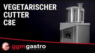 Cutter végétarien – 8 litres – 370 watts – 230 volts – 1400 tr/min